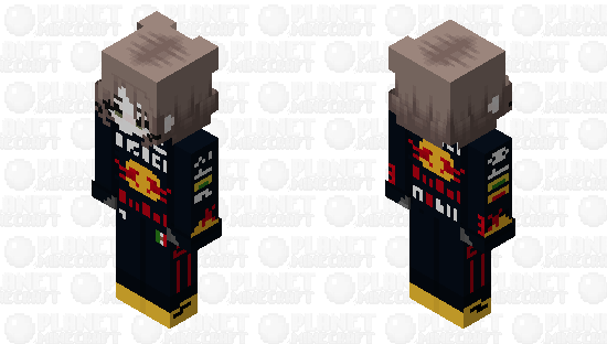 Addie piloto de Oracle Redbull racing (número 11) Minecraft Skin
