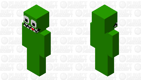 green with mouth open (rainbow friends) Minecraft Skin