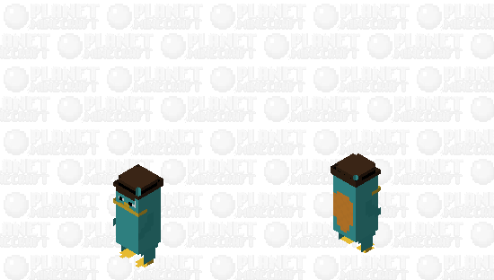 Perry the platypus Minecraft Skin