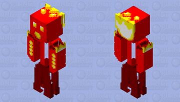 PvZ FirePea (GP) Minecraft Skin