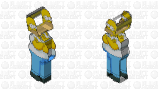 Homer Simpson Minecraft Skin