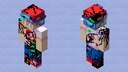 Glitch boyfriend Minecraft Skin