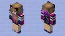 Galaxy cat girl Minecraft Skin
