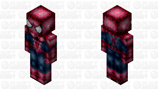 Spider-Man: The Amazing Spider-Man 2 (Peter Parker 'Peter 3': Marvel Entertainment: 2014) Minecraft Skin
