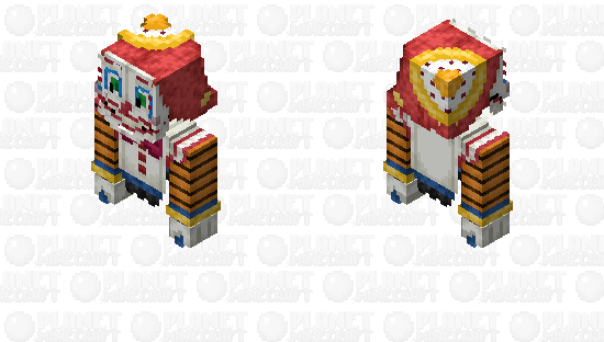 Jackie Jester |:| FNAF: Secret of the Mimic SoTM Minecraft Skin