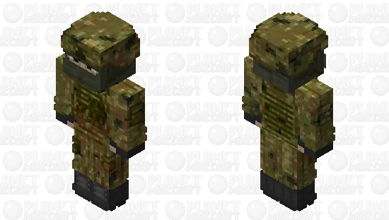 Japanese Ground Self Defense Forces Soldier (JGSDF) (JSDF) (Kitted) Minecraft Skin