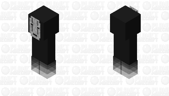 Kaonashi (No-Face) Bedrock Minecraft Skin