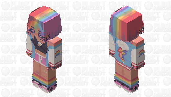 🌈 ⋆ rainbow dash ⋆ 🌈 Minecraft Skin