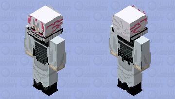 Okarun dandadan transformed minecraft skin Minecraft Skin