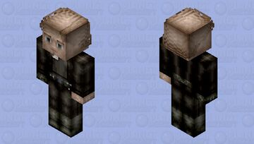 (Final Battle, Damaged) Jedi Knight Luke Skywalker: Episode VI: Return of the Jedi (Star Wars: 1983) Minecraft Skin