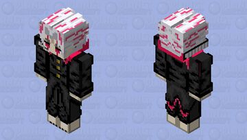 Okarun turbo form dandadan minecraft skin Minecraft Skin