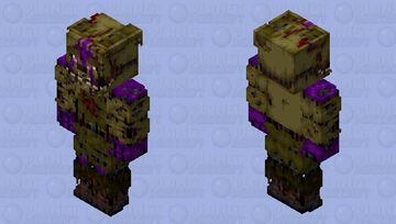 Vintage Springtrap / William Afton |:| Five Nights at Freddy's 3: Fazbear's Fright Minecraft Skin