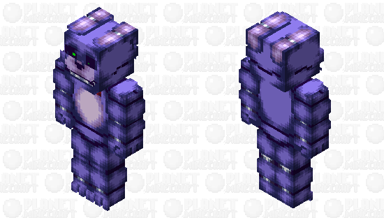 Bonnie the Bunny | FNaF - Fazbear Frights: Into The Pit Minecraft Skin