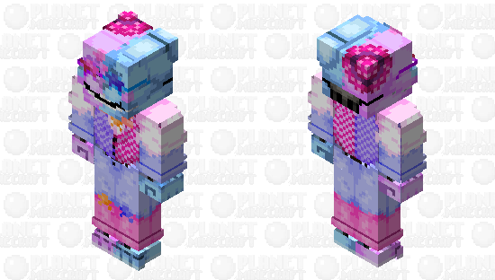 [🎉Birthday Special🎉] Cotton The Rabbit | [2024] | Grizzlies Arcade | [Dark's AU] Minecraft Skin