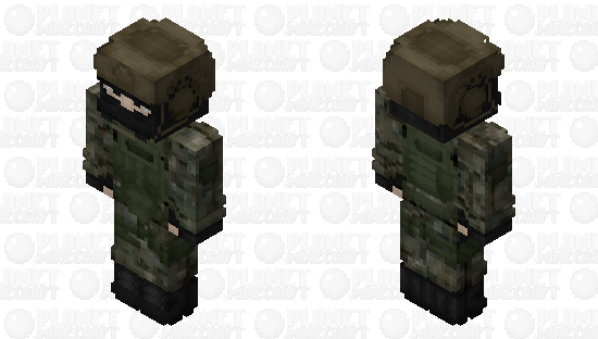 Cerida Defense Corporation PMC (CDC) (kitted) (fictional) (mercenary) Minecraft Skin