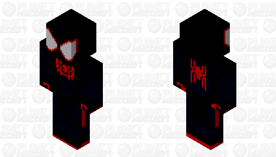 Miles Morales/Spider-Man - Across the Spider-Verse Suit Minecraft Skin