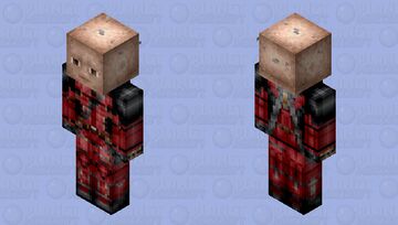 (Unmasked) Deadpool: Deadpool & Wolverine (Wade Wilson: Marvel Cinematic Universe: 2024) Minecraft Skin