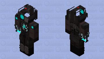 Injured titan cameraman(detainer claw) | skibidi toilet Minecraft Skin