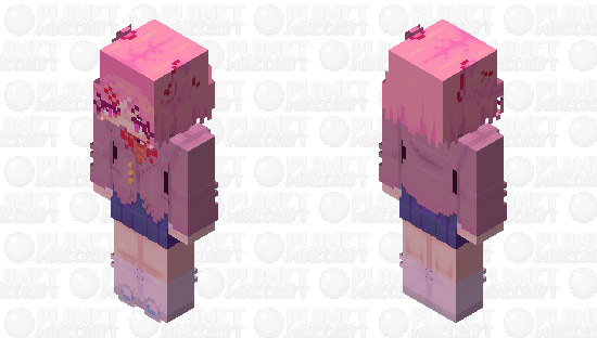 natsuki - doki doki literature club (128x) ✪ Minecraft Skin