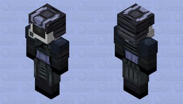 Samurai cameraman | skibidi toilet Minecraft Skin
