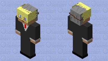 [The Golden Masquerade Ball]  Bird mask Minecraft Skin