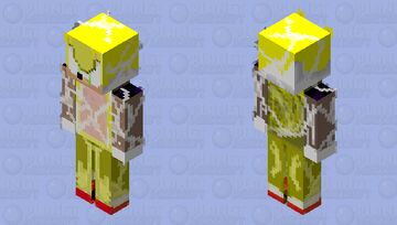 SUPER SONIC (FIXED V.2) Minecraft Skin