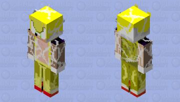 Super sonic FIXED V2 Minecraft Skin