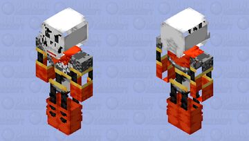 papyrus *~undertale: a new era~* Minecraft Skin