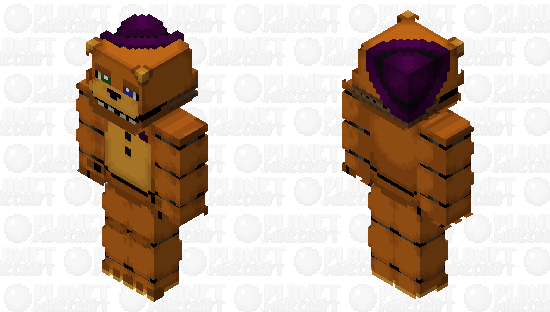 Rewired Fredbear Minecraft Skin