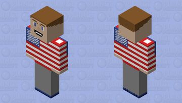 Guy In America Sweater Minecraft Skin