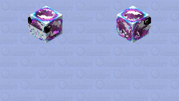 Bubble (the amazing digital circus) dramatic lighting 128x128 Minecraft Skin
