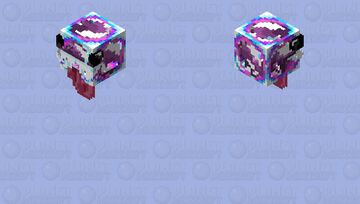 Bubble with tongue (the amazing digital circus) dramatic lighting 128x128 Minecraft Skin