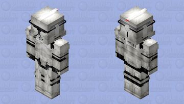 Shiny Phase I Clone Trooper: Tales of the Jedi (Star Wars: 2022) Minecraft Skin