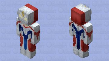 Ultraman Dyna Minecraft Skin