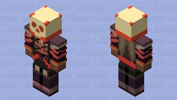 「requested realclass high quality pythonproject」Fightro brando（final wars,hellspawn） Minecraft Skin