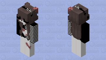 Half Minecraft Skin