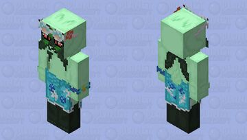 Meowscarada summer fit Minecraft Skin