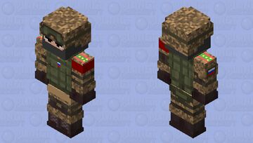Desert Russian Skin Soldat Minecraft Skin