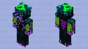 sculk ender spider creeper shulker Minecraft Skin