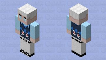 LEGO Ninjago Movie Casual Zane HD Minecraft Skin