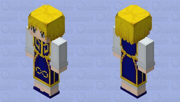 Kurapika ☆ Hunter x Hunter || Gray Eyes Minecraft Skin