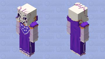 asriel (god of hyperdeath form) - undertale (128x) Minecraft Skin
