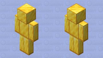 Gold man Minecraft Skin