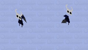 El caballero Hollow Knight Minecraft Skin