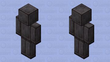 Netherite man Minecraft Skin