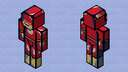Pixelated Flash from Robot Chicken Minecraft Skin