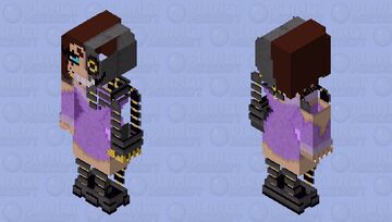 Showbiz Circus Gig 🤖 F10-N4//M1 Minecraft Skin