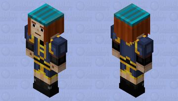 Petra but symmetrical Minecraft Skin