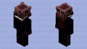 Red and black Minecraft Skin