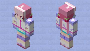 「realclass High Quality」sakura miku（cosmic radio perolist） Minecraft Skin